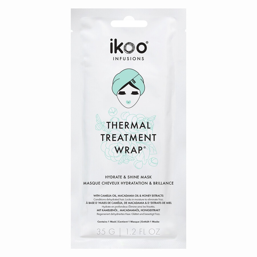 Image of Ikoo Thermal Treatment Wrap - Idratazione E Brillantezza  Maschera Capelli 35.0 g