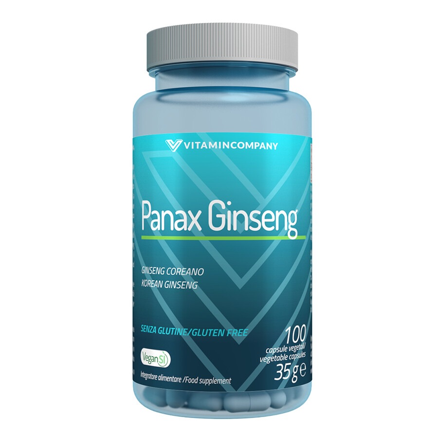 Image of Vitamincompany Panax Ginseng - 100 Cps  Integratore Alimentare