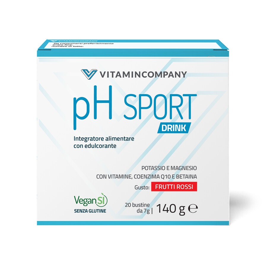 Image of Vitamincompany Ph Sport Drink - 20 Bustine - Frutti Rossi  Integratore Alimentare