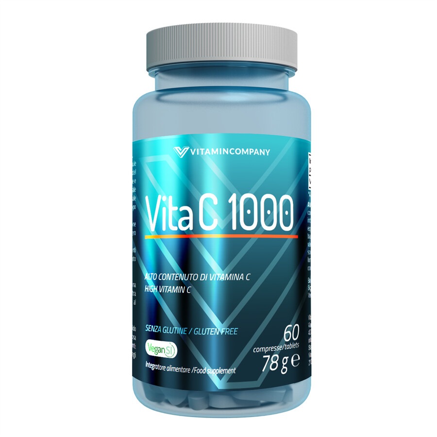 Image of Vitamincompany Vitamina C 1000 - 60 Cpr  Integratore Alimentare