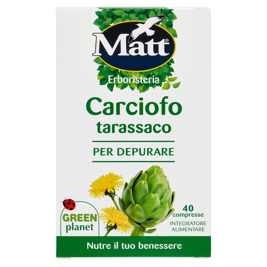 Image of Matt Carciofo Tarassaco  Integratore Alimentare