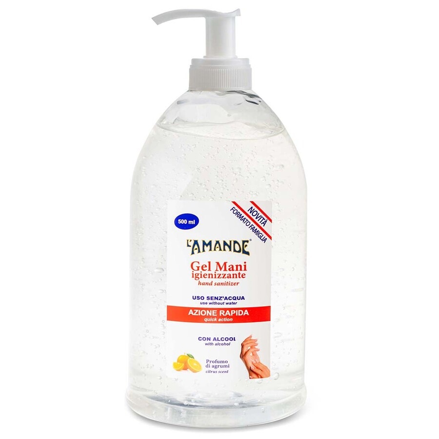 Image of L' Amande Gel Igienizzante Mani Con Dispenser Igienizzante Mani 500.0 ml