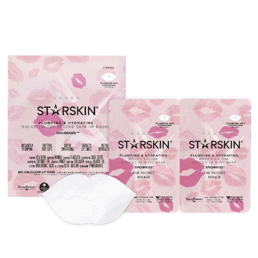 Image of STARSKIN® DREAMKISS™ Plumping And Hydrating Bio-Cellulose Lip Mask  Trattamento Labbra 10.0 ml