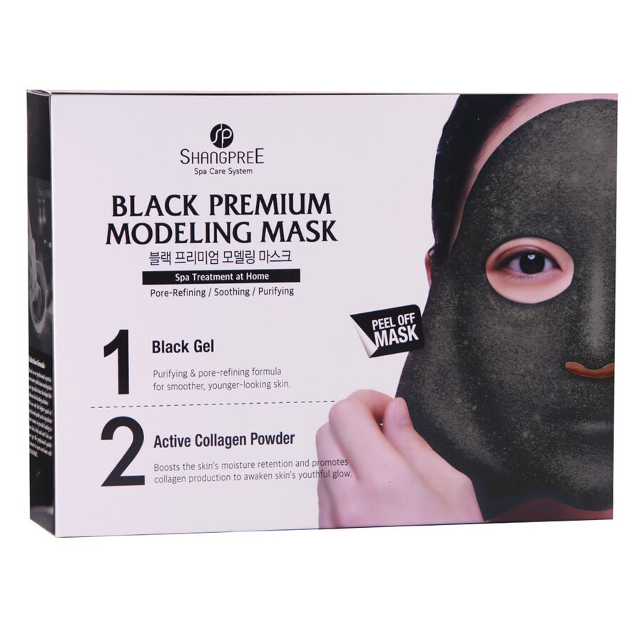 Image of Shangpree Black Premium Modeling Mask  Maschera Viso
