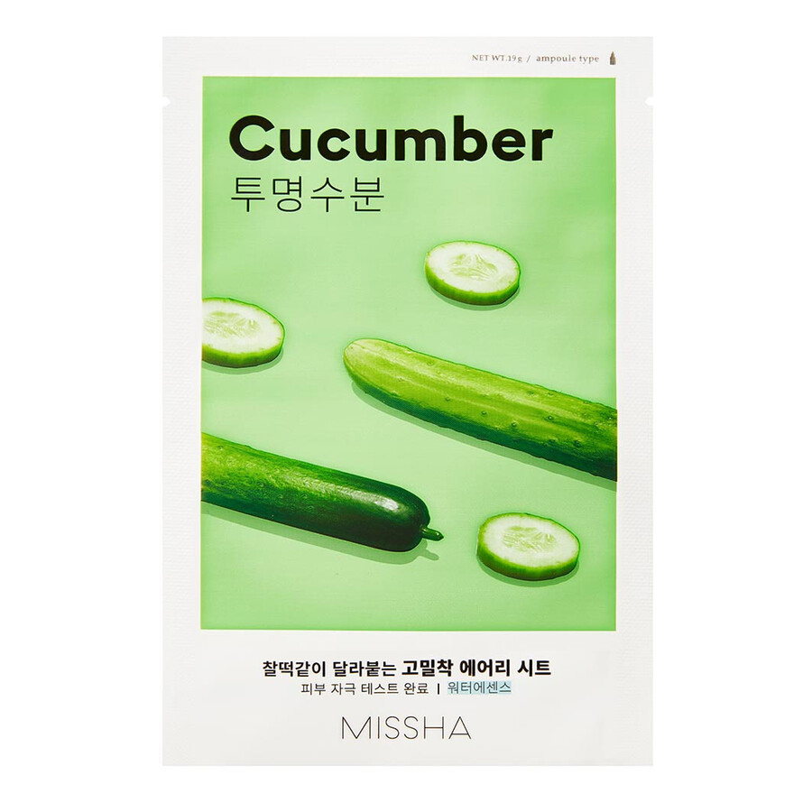 Image of Missha Airy Fit Sheet Mask (Cucumber)  Maschera Viso 19.0 g