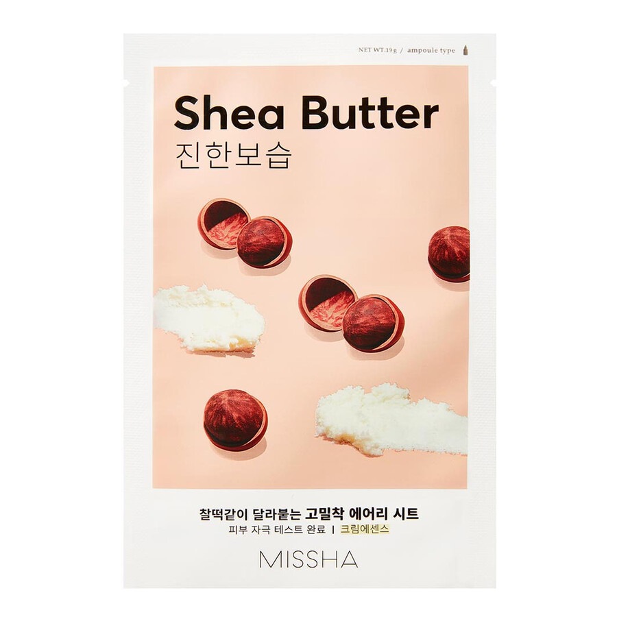 Image of Missha Airy Fit Sheet Mask (Shea Butter)  Maschera Viso 19.0 g