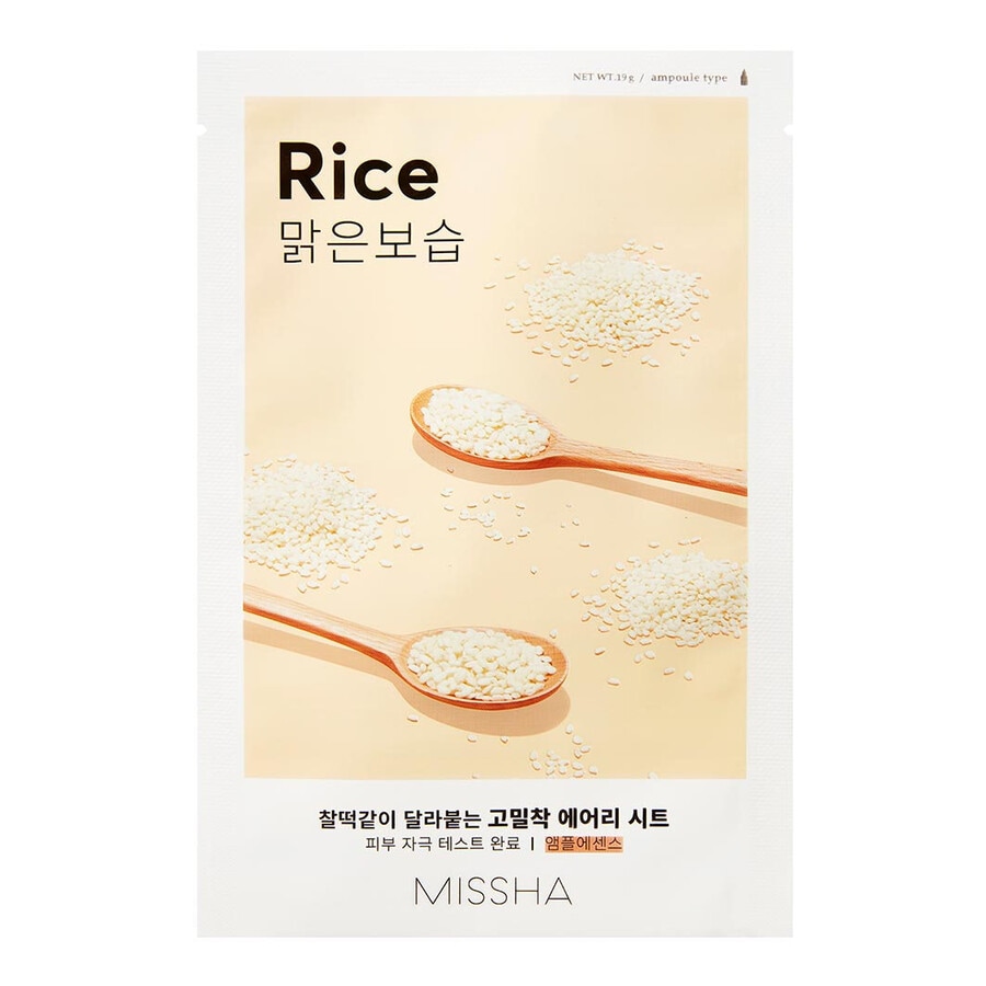 Image of Missha Airy Fit Sheet Mask (Rice)  Maschera Viso 19.0 g