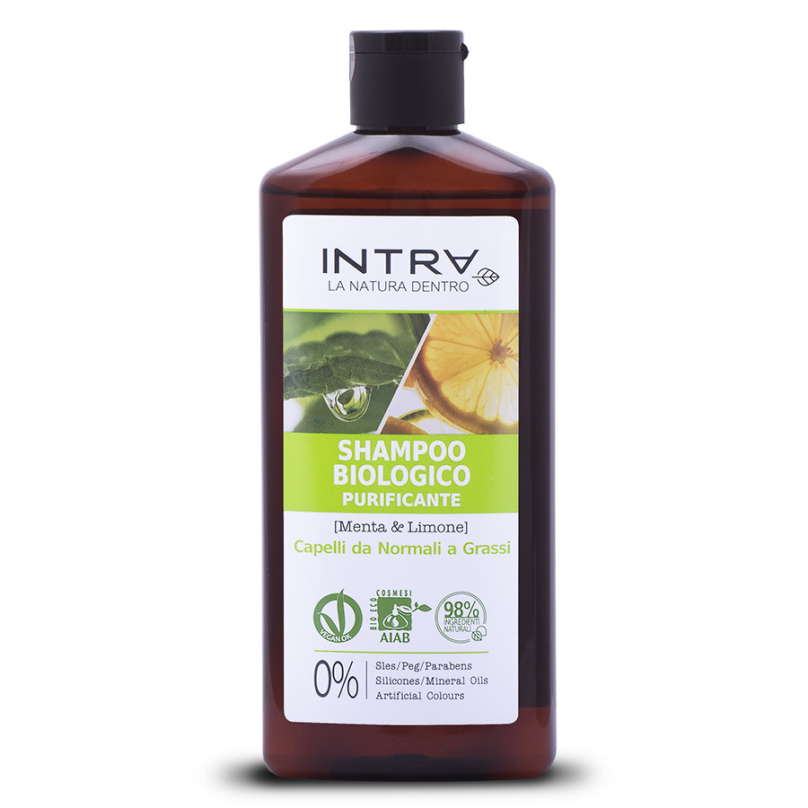 Image of Intra Menta & Limone Shampoo Biologico Purificante  Shampoo Capelli 250.0 ml