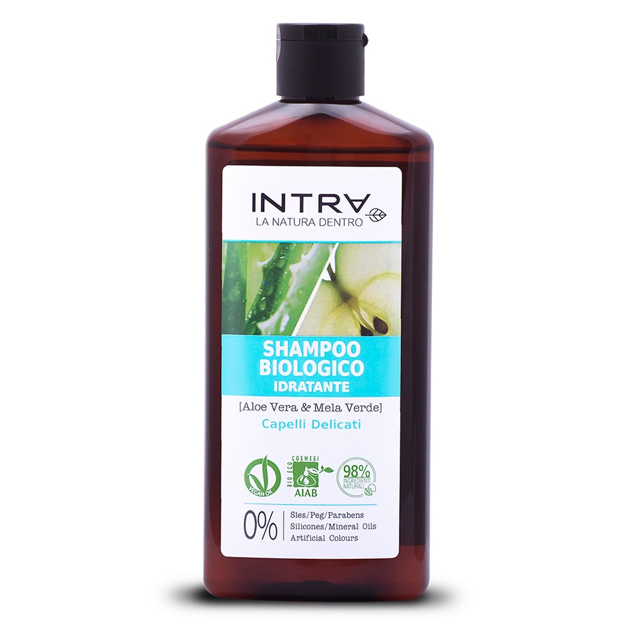 Image of Intra Aloe Vera & Mela Verde Shampoo Biologico Idratante  Shampoo Capelli 250.0 ml