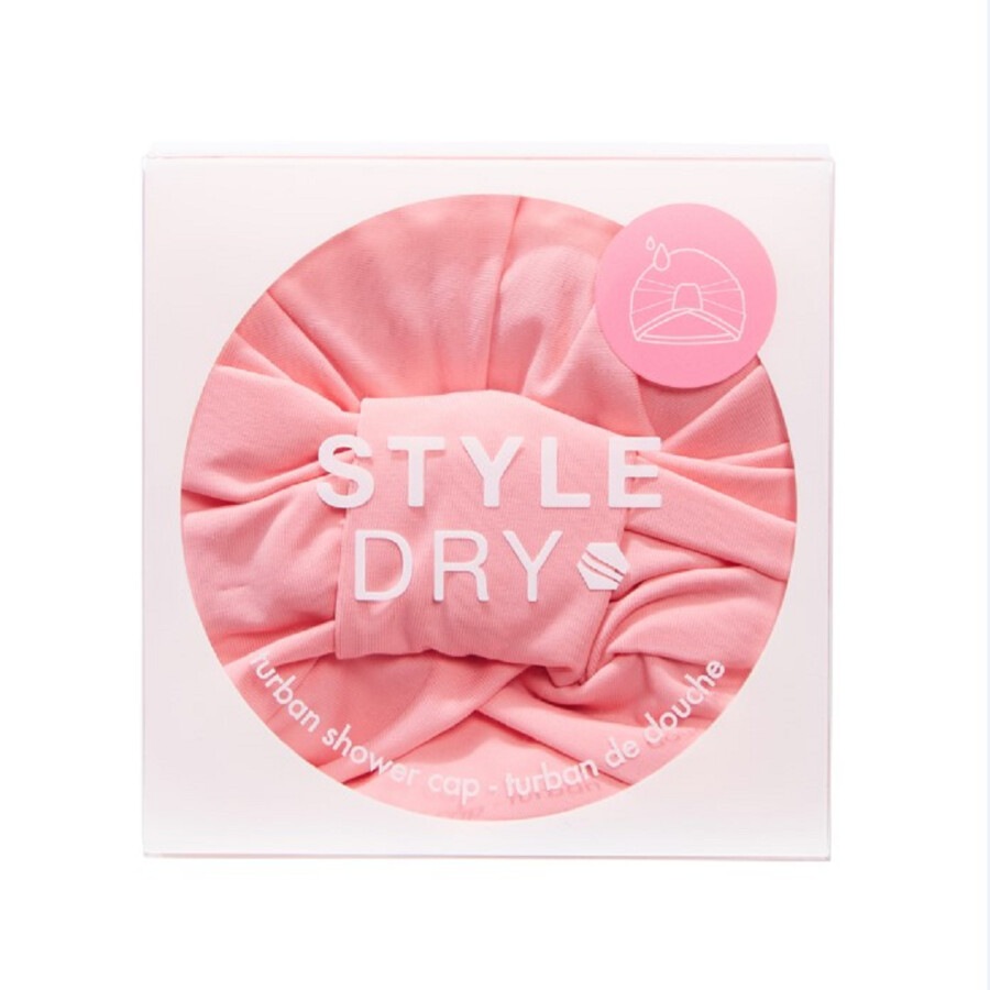 Image of Styledry Turban Shower Cap Cotton Candy  Accessori Styling