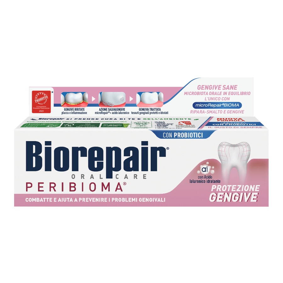 Image of Biorepair Peribioma Protezione Gengive  Dentifricio 75.0 ml