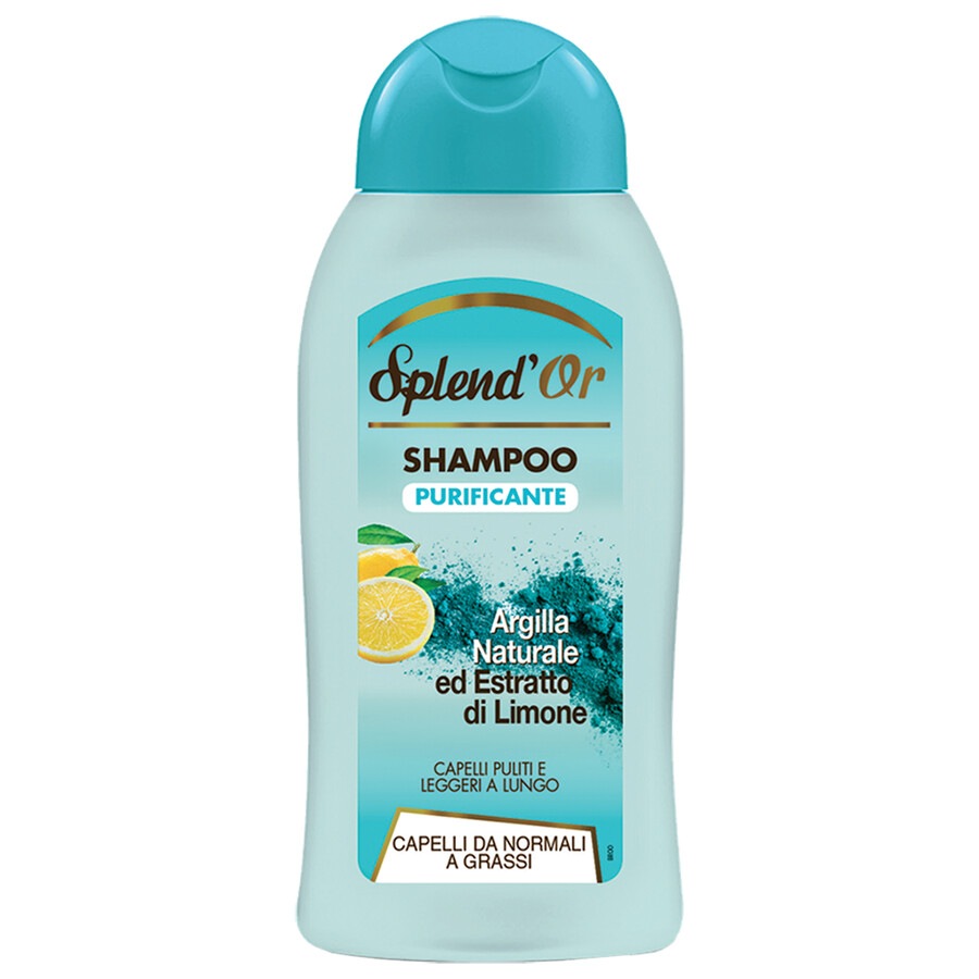 Image of Splend'Or Shampoo Argilla Ed Estratto Di Limone  Shampoo Capelli 300.0 ml