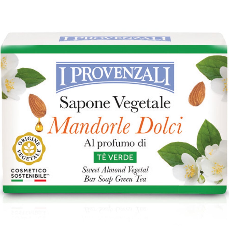 I Provenzali Sapone Vegetale Mandorle Al Profumo Di Tè Verde  Saponetta 100.0 g