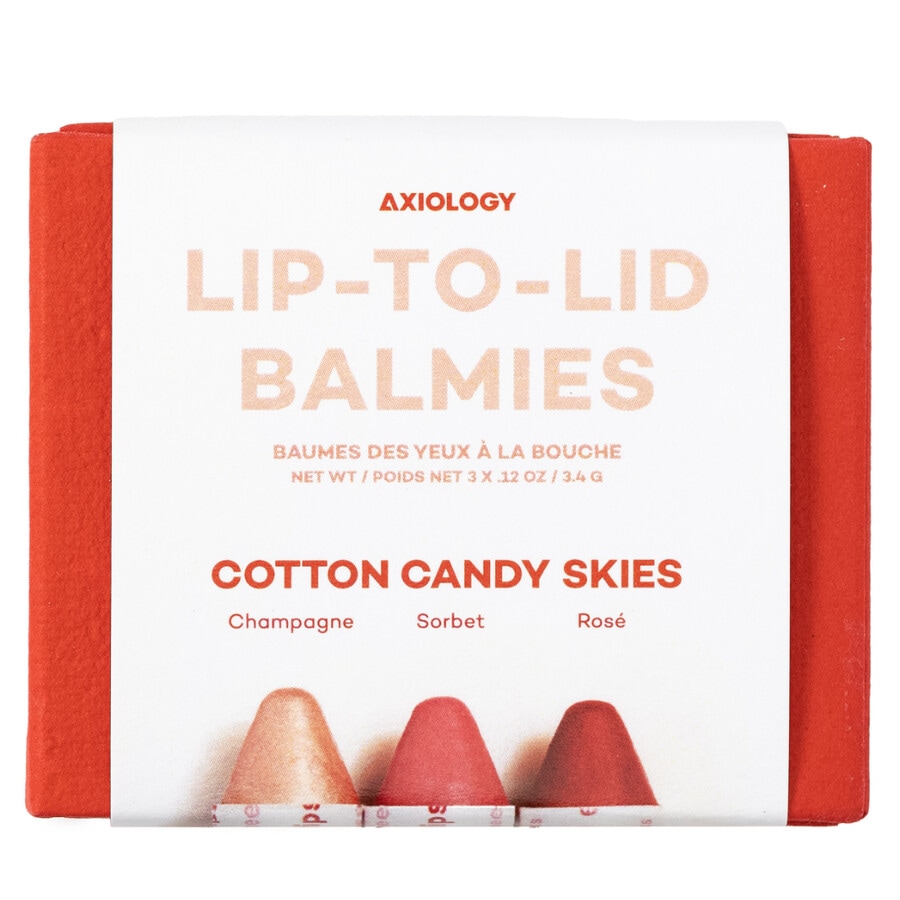 Image of Axiology Lip-to-Lid Balmie Set Cotton Candy Skies  Cofanetto Make-Up Labbra