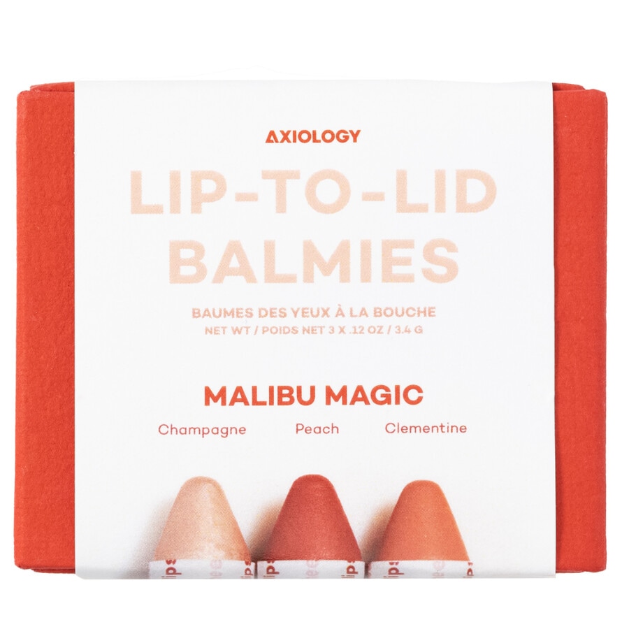 Image of Axiology Lip-to-Lid Balmie Set Malibu Magic  Cofanetto Make-Up Labbra