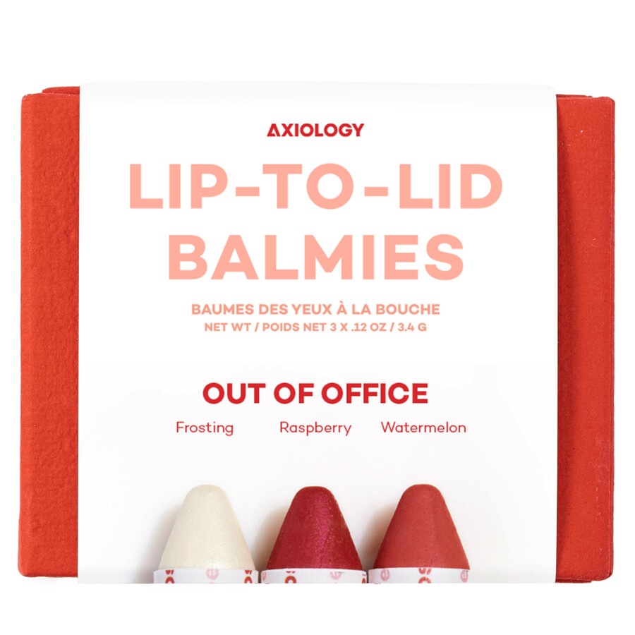Image of Axiology Lip-to-Lid Balmie Set Out Of Office  Cofanetto Make-Up Labbra