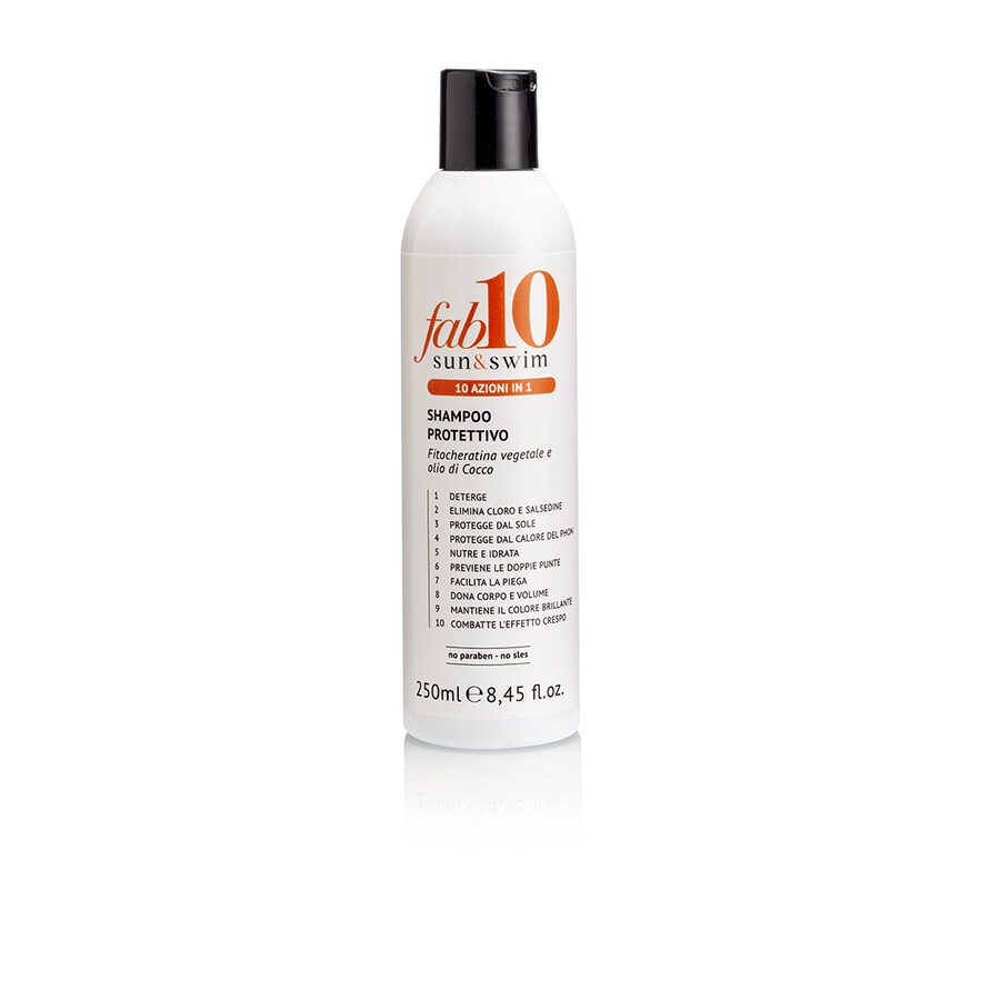 Image of Fab10 Shampoo Protettivo Sun&Swim 10 In 1  Shampoo Capelli 250.0 ml