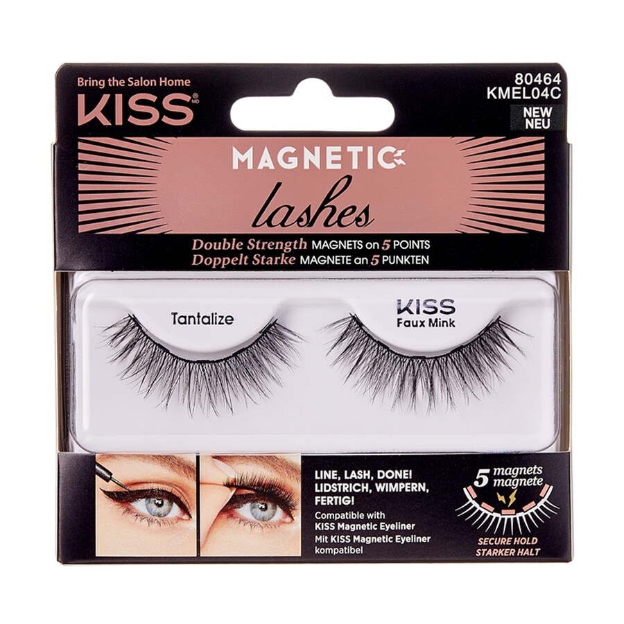 Image of Kiss Magnetic Lashes Tantalize  Ciglia Finte 18.0 g