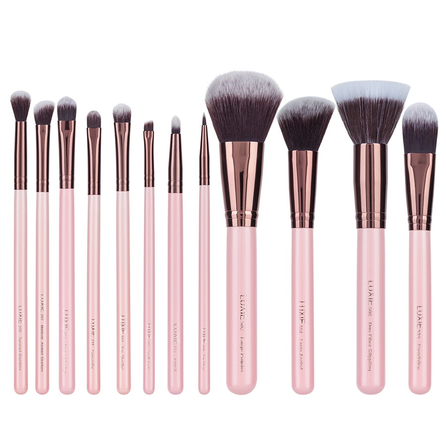 Image of Luxie Rose Gold 12 Piece Brush Set  Set Pennelli