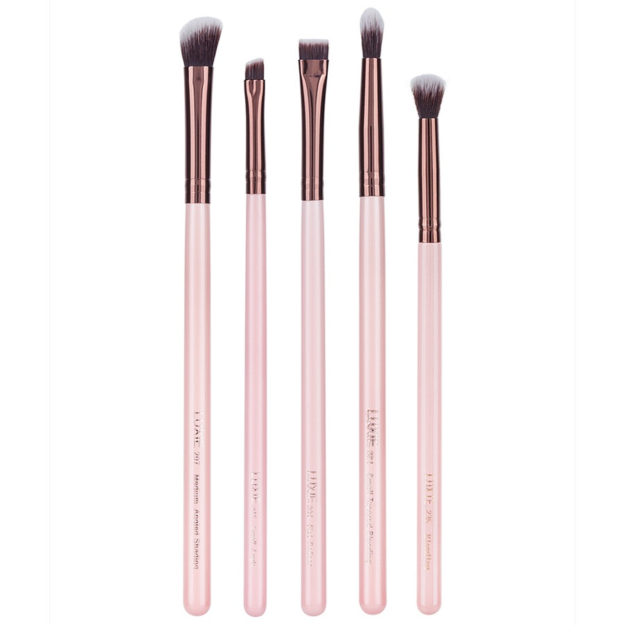 Image of Luxie Rose Gold Eye Essential Brush Set  Set Pennelli
