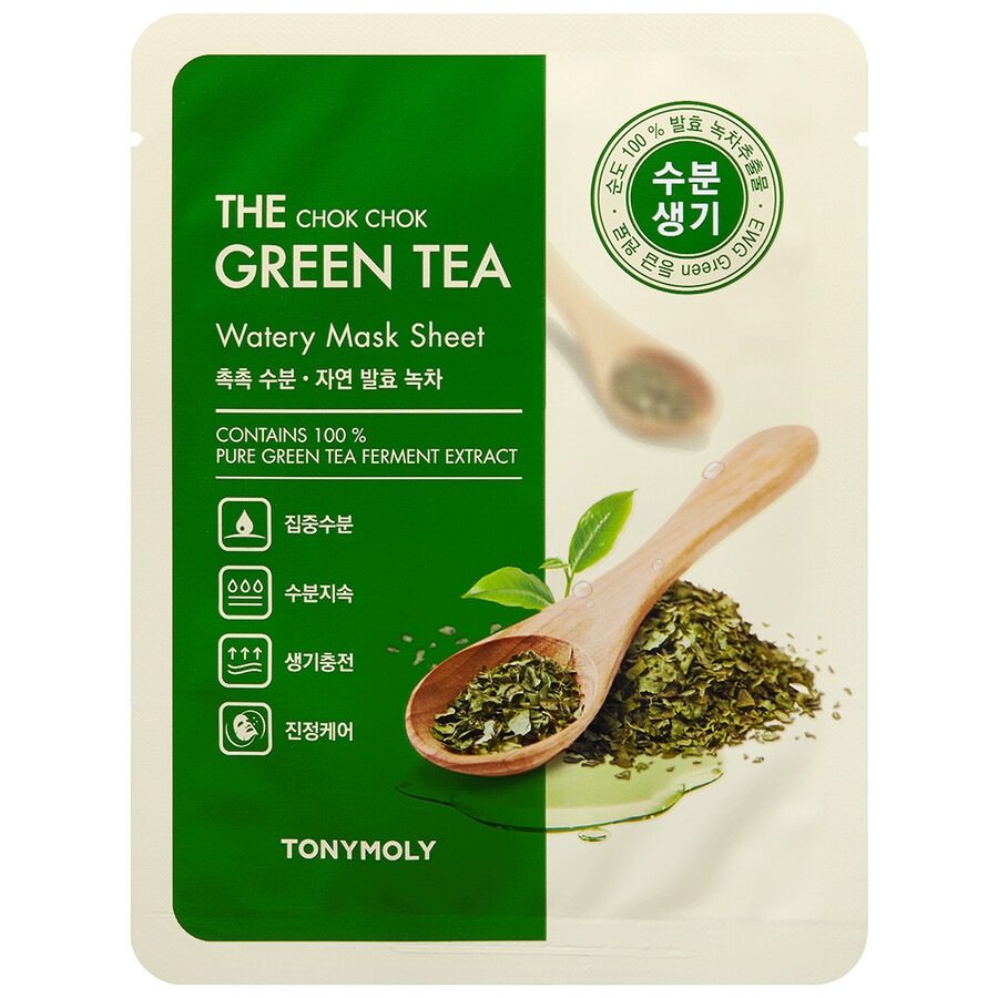 Image of TonyMoly The Chock Chok Green Tea Watery  Maschera Viso