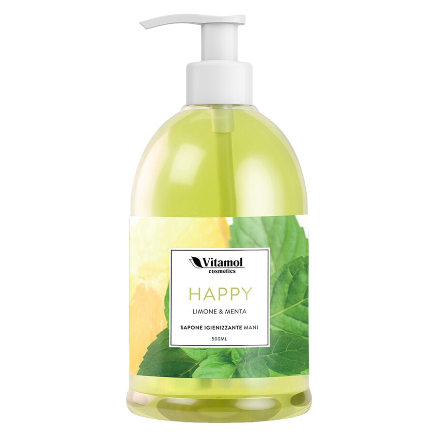 Image of Vitamol HAPPY - Sapone Liquido Igienizzante Mani Limone & Menta  Sapone Liquido 500.0 ml