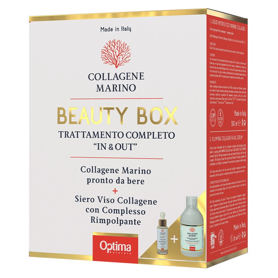 Optima Naturals Collagene Marino Beauty Box Cofanetto Integratori