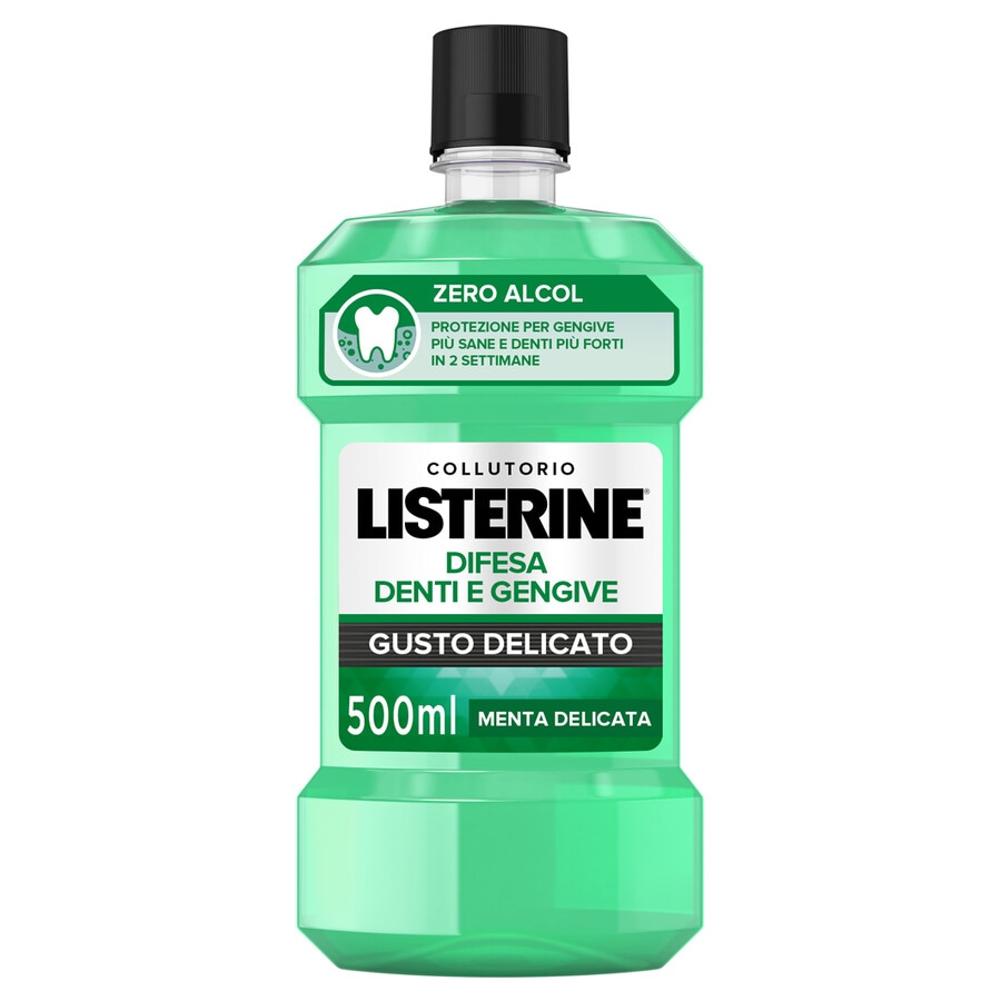 Image of Listerine Difesa Denti E Gengive Gusto Delicato  Collutorio 500.0 ml