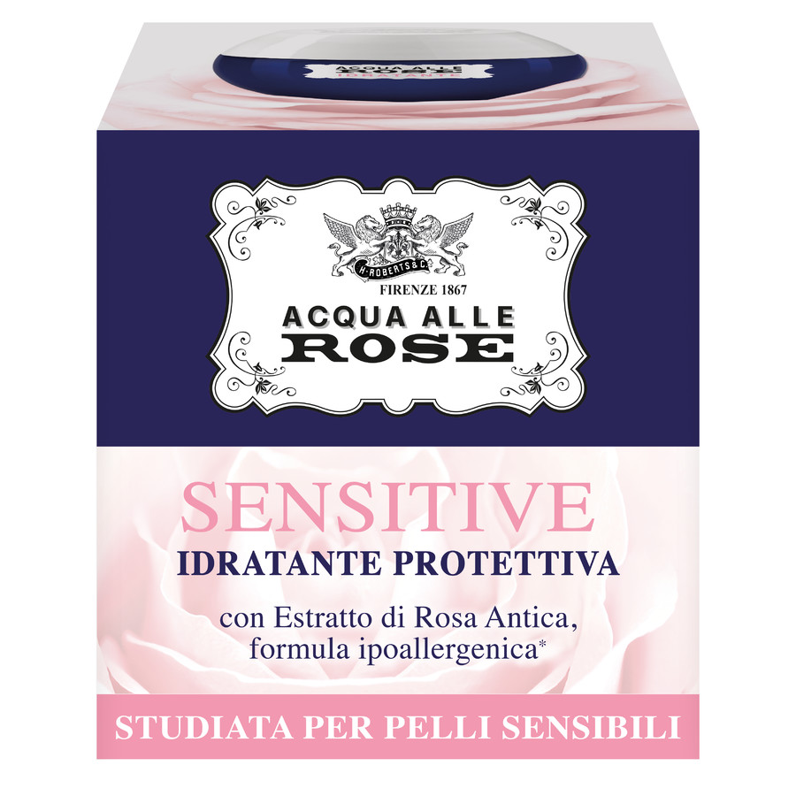 Acqua alle Rose Acqua Alle Rose Crema Idratante Protettiva Sensitive, Pelli Delicate 50ml Crema Viso 50.0