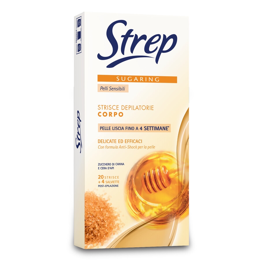 Image of Strep Strep St Corpo Sugar 20x12  Strisce Depilatorie