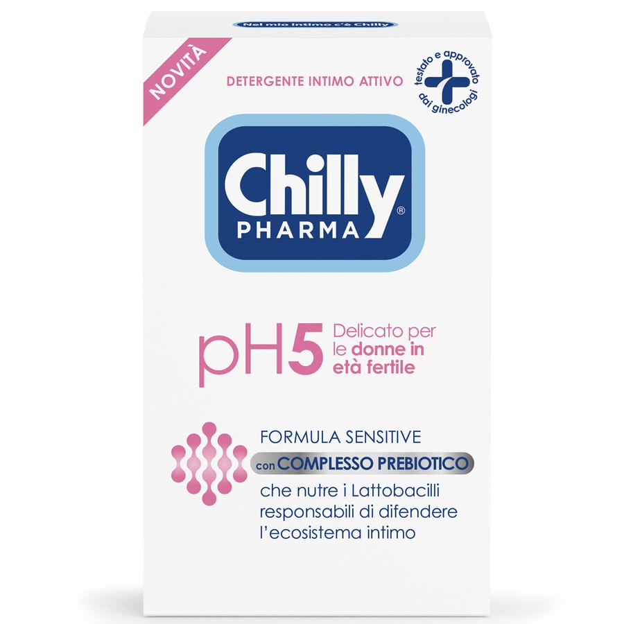 Image of Chilly Chilly Pharma PH 5 Età Fertile Detergente Intimo  Gel Detergente 250.0 ml