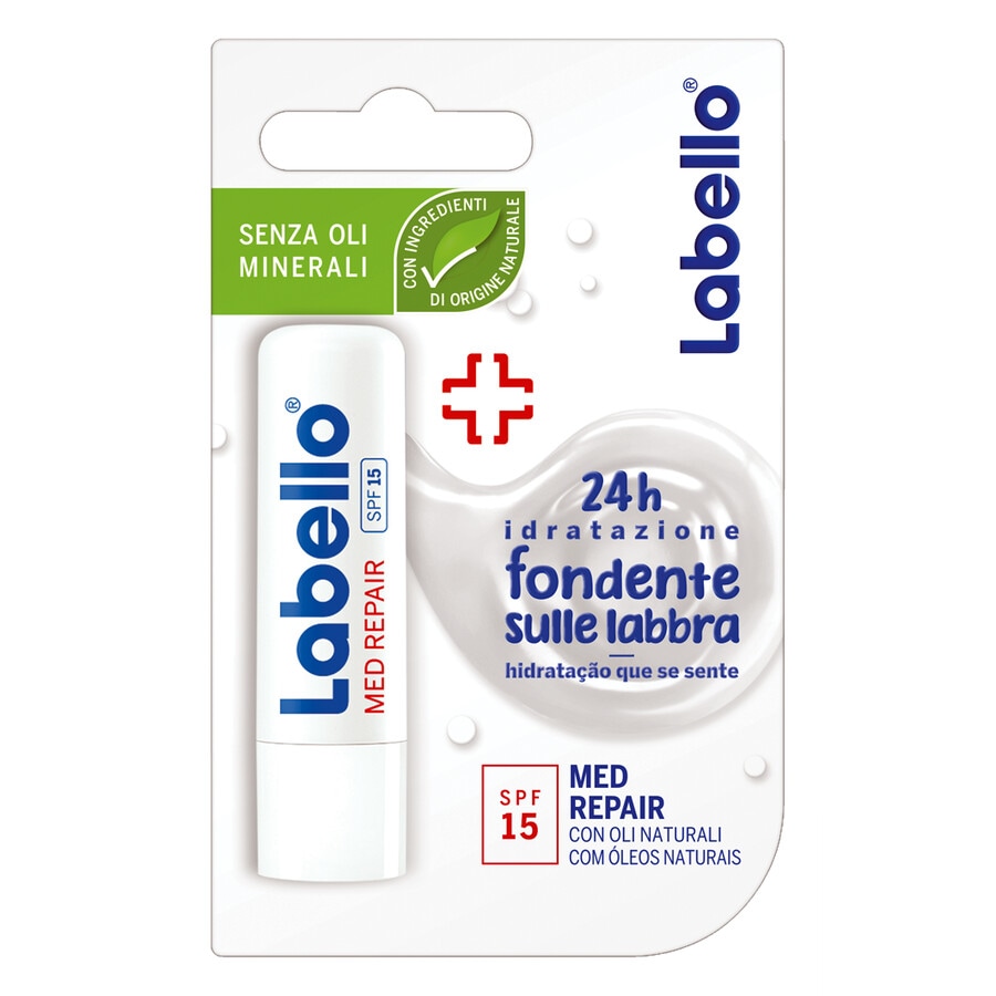 Image of Labello Labello MED REPAIR SPF/FP 15 New  Lip Gloss 5.5 ml