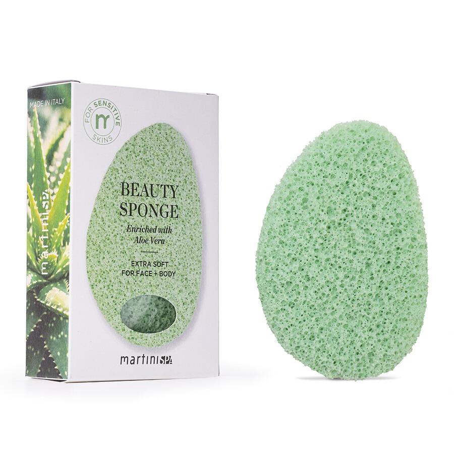 Martini Beauty Sponge Con Aloe Vera - Pelli Delicate  Spugna